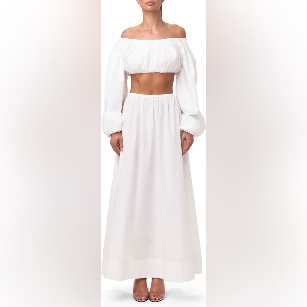 Naked Wardrobe White Maxi Set